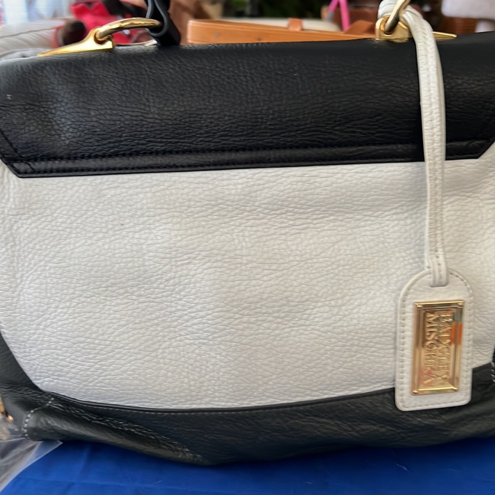 Badgley Mischka Color Block Satchel - image 6